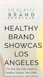 Mobile Screenshot of healthybrandshowcase.com